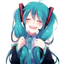 Video sticker ☺️ Hatsune Miku @Nekosticker