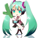 Sticker 😧 Hatsune Miku @Nekosticker