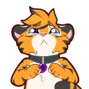 Sticker 😢 Axel Tiger