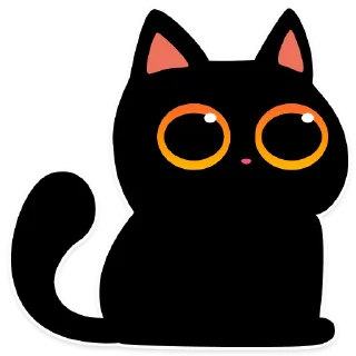 Sticker 😶 cat Teftel