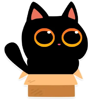 Sticker ☺️ cat Teftel