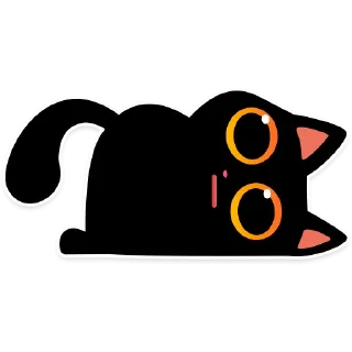 Sticker 😐 cat Teftel