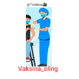 Sticker 💉 vaksina oling