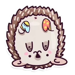 Sticker 🙃 Hedgehog @artrarium