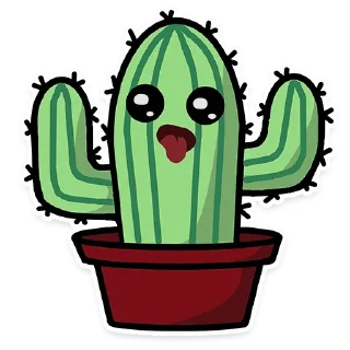 Sticker 😜 Cactus