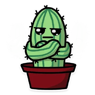 Video sticker 😠 Cactus