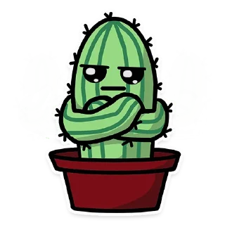 Sticker 😠 Cactus