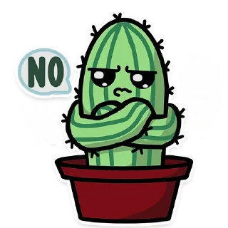 Sticker 😡 Cactus