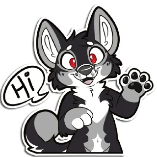 Sticker 👋 Hunter Husky