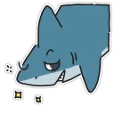 Sticker 😘 Shark