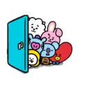 Sticker 👀 @courier BT21