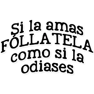 Sticker 😄 Acción Follética