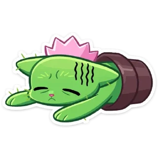 Sticker 😴 Царапка (@TgSticker)