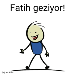 Sticker 🚶‍♂️ Fatih @Qonshubot