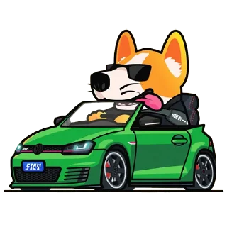 Sticker 🚗 Doge