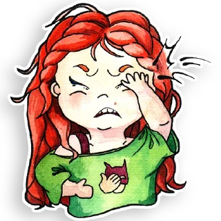 Sticker 🤦‍♀️ Rainbow redhead