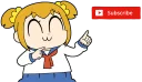 Sticker 👉 Pop Team Epic Anime