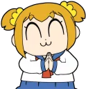 Sticker 😊 Pop Team Epic Anime