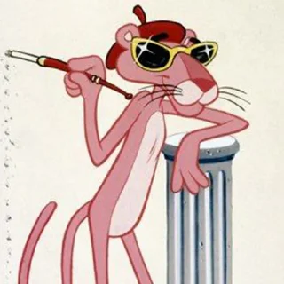 Sticker 😎 Pink Panther