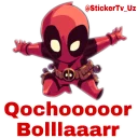 Sticker 🙊 DeadPool by @StickerTv_Uz ⭕️