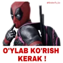 Sticker 😏 DeadPool by @StickerTv_Uz ⭕️