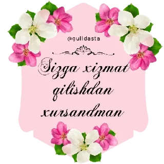 Sticker 💐 @gulldasta