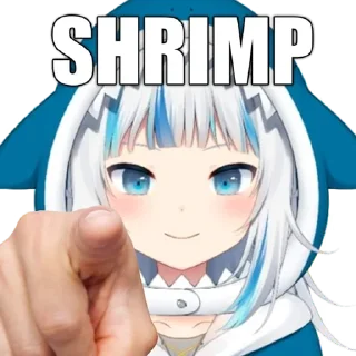 Sticker 🦐 Hololive memes