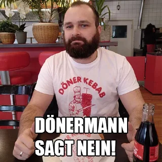 Sticker 👎 Dönermann