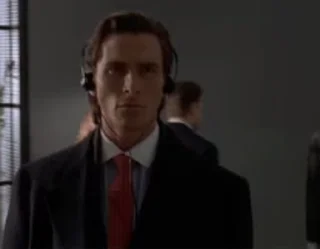 Video sticker 🌟 Patrick Bateman :: @fStikBot