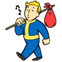 Sticker 🎶 Vault boy