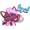 Sticker ✋ Kate the Flirty Cat @TgSticker