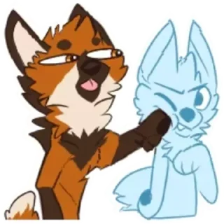 Sticker 👉 Distorted Furry