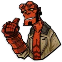 Video sticker 👍 Hellboy