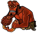 Video sticker 😡 Hellboy