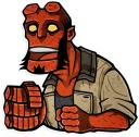 Sticker 😳 Hellboy