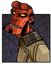 Sticker 😠 Hellboy