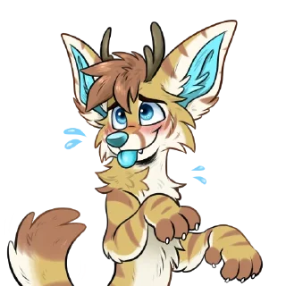 Sticker 😳 Thane Fennec