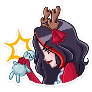 Video sticker 😠 Новогодняя Лилит (@TgSticker)