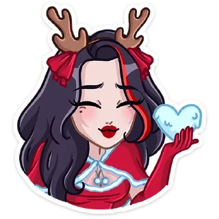 Video sticker 🥰 Новогодняя Лилит (@TgSticker)