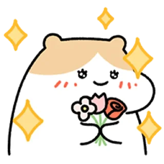 Sticker 💬 잔망보스 김햄식! By @KakaoEmoticon