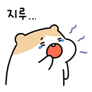 Video sticker 💬 잔망보스 김햄식! By @KakaoEmoticon