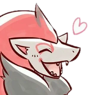 Sticker ❤️ Kirta th. Zoroark (@Akaito_to_yonde)'s pack