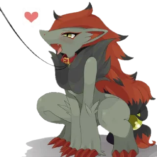 Video sticker ❣ Kirta th. Zoroark (@Akaito_to_yonde)'s pack