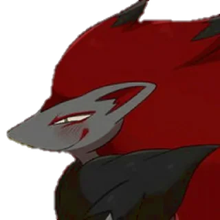 Sticker 😏 Kirta th. Zoroark (@Akaito_to_yonde)'s pack