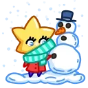 Video sticker ☃️ Super Star