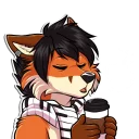 Sticker ☕️ Fox Amoore