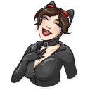 Sticker 😂 Catwoman ::TgSticker