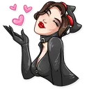 Sticker 😘 Catwoman ::TgSticker