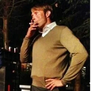 Sticker 🚬 Mads Mikkelsen @Nekosticker