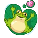 Video sticker ❤️ Frog Witch